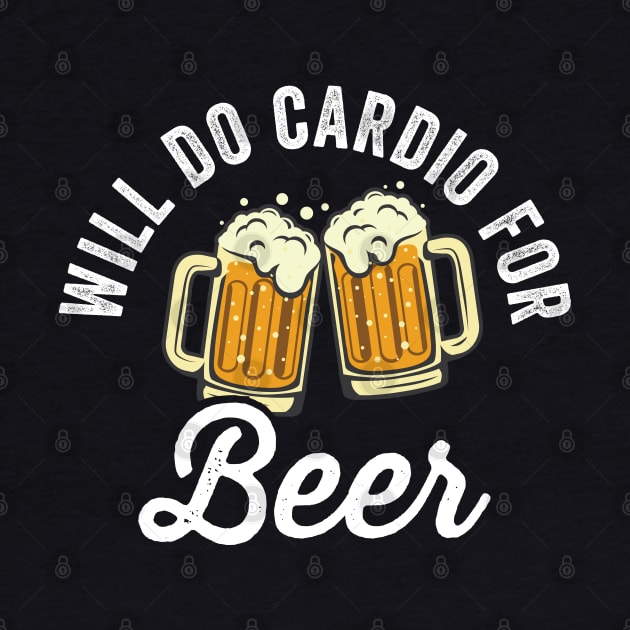 Will Do Cardio For Beer by Cult WolfSpirit 